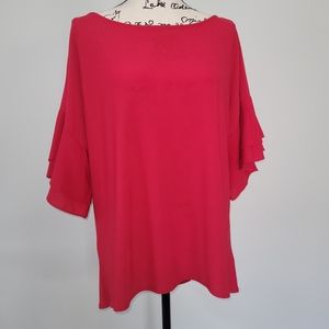 Jones New York red blouse in XL